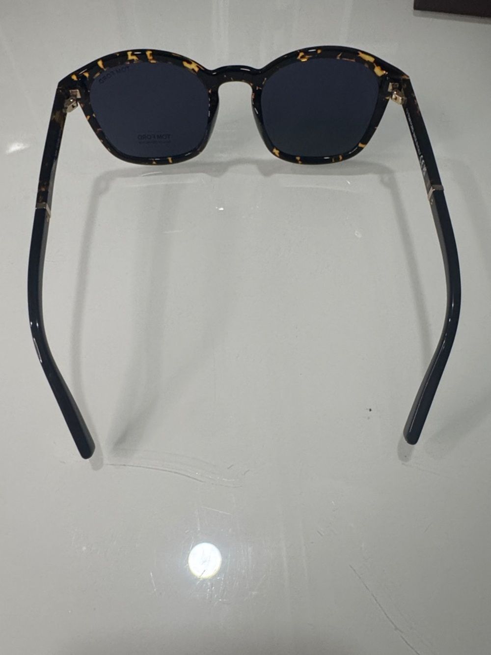 Tom Ford Jayson Tortoiseshell Frame with Dark Gray Lenses with box & case - Picture 8 of 9